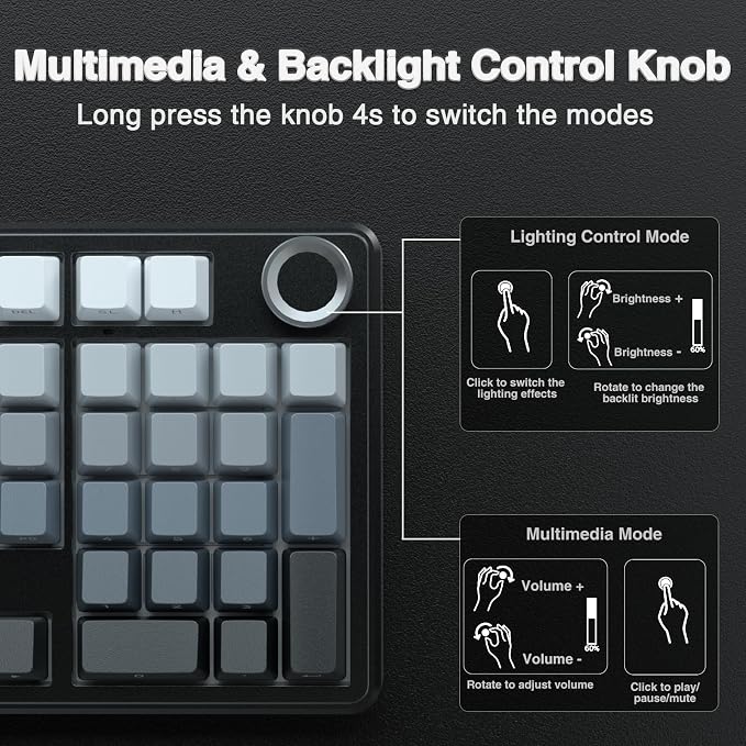 AULA F99 Pro Wireless Mechanical Keyboard