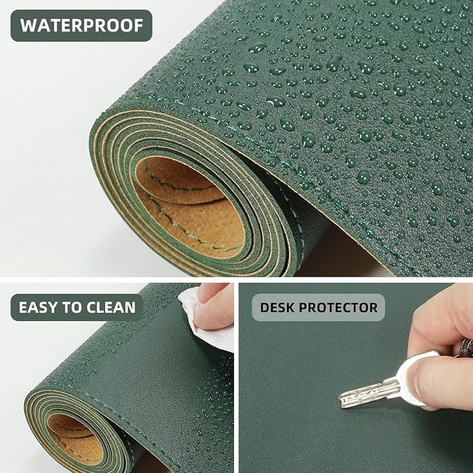 Leather Desk pad Protector, Large Desk mat
