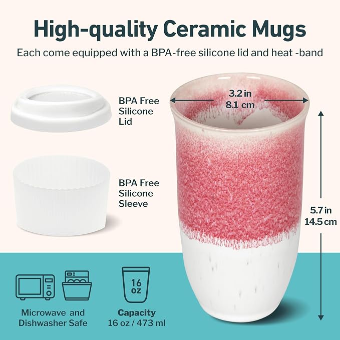 NOVA CERAMICS Coffee Travel Mug
