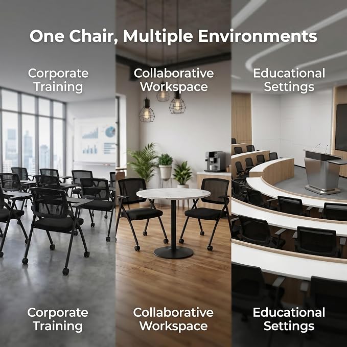 6 Pack Folding Office Chair