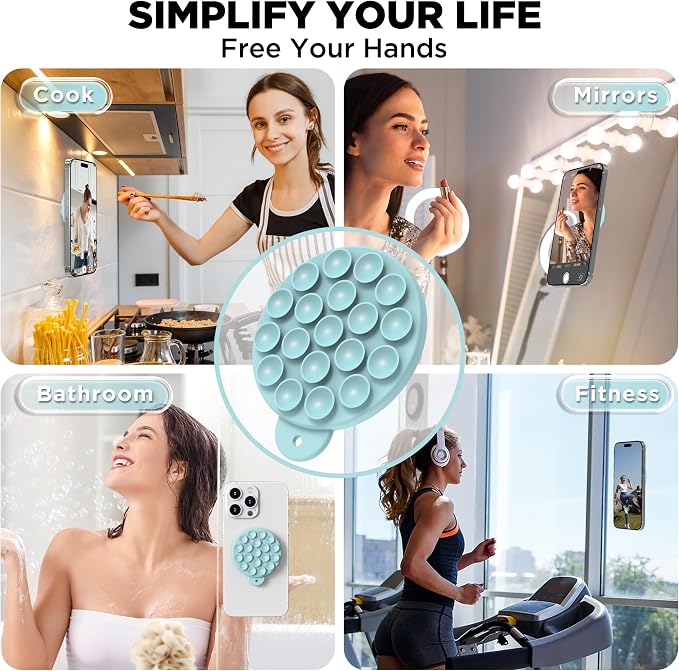 Magnetic Suction Cup Phone Mount