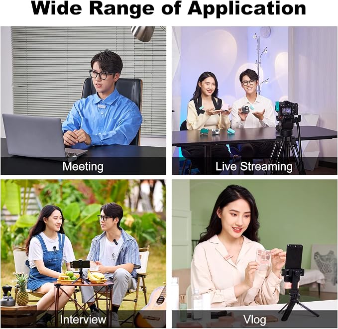 GODOX 【2025 Latest Model Movelink Mini Kit Wireless Microphone System, 2.4GHz