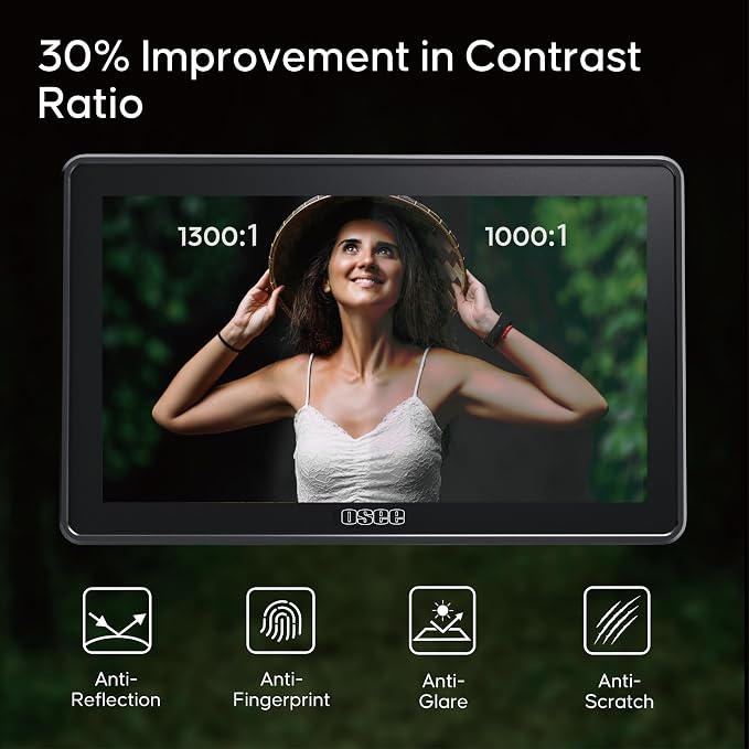 Osee G7 Pro 7 Inch Touchscreen Camera Monitor, 3000Nits HDR Field Monitor