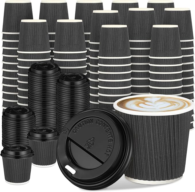 Uiifan 100 Set 4oz Disposable Espresso Cups