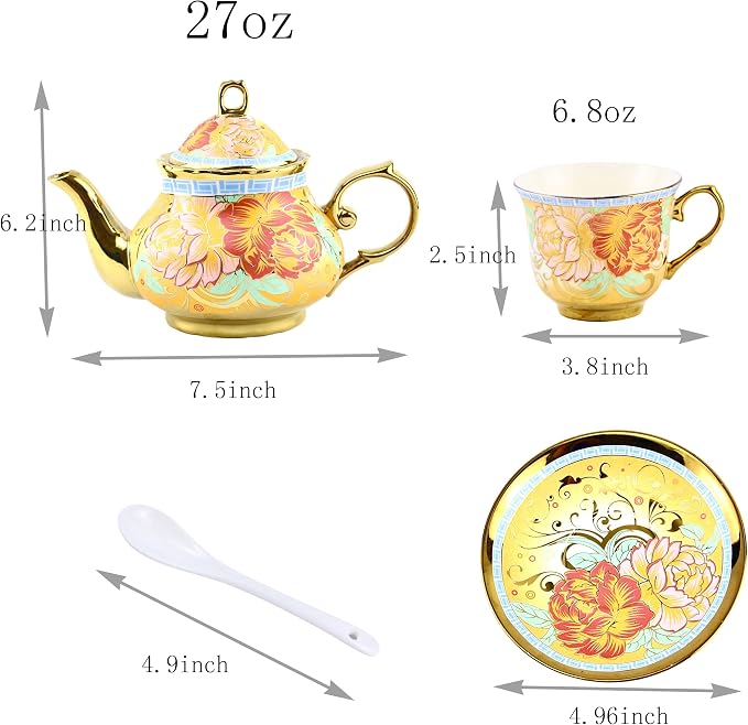 20 Pieces Porcelain Tea Set