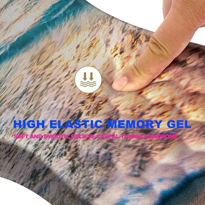 Mouse Pad Wrist Support, Ergonomic Mouse Pad