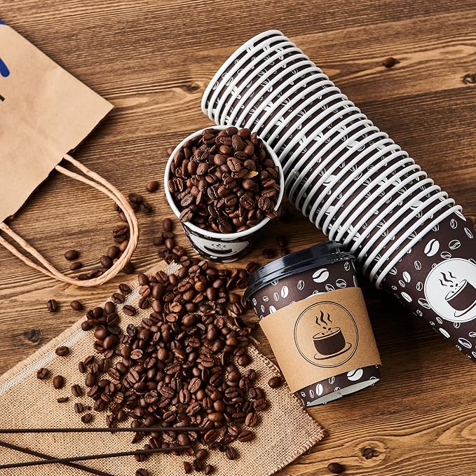 JOLLY PARTY 10oz Disposable Coffee Cups