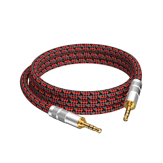 Audiophile High Purity Copper Aux Audio Cable 3.5mm Male to 3.5mm Male Audio