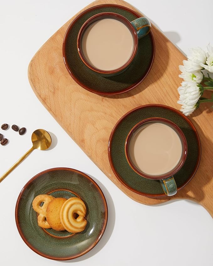 Pokini Stoneware Coffee Cups