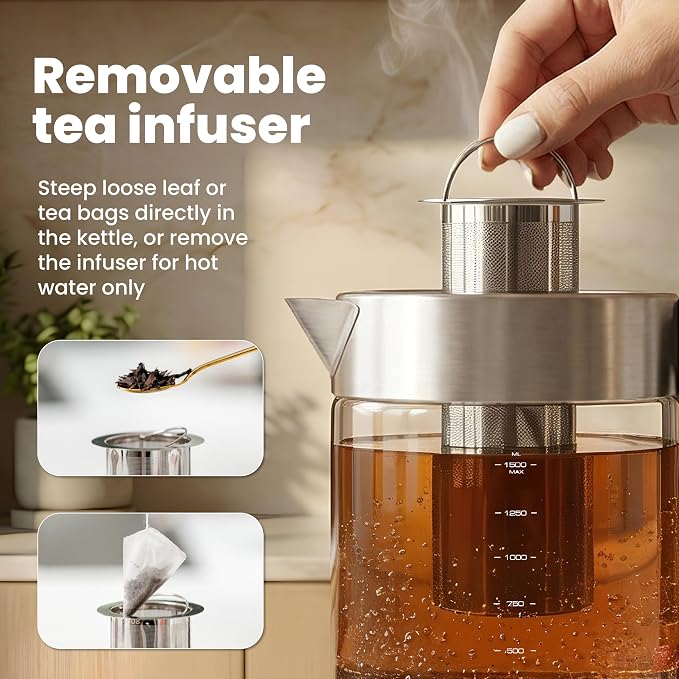 Viante Alba Electric Tea Kettle