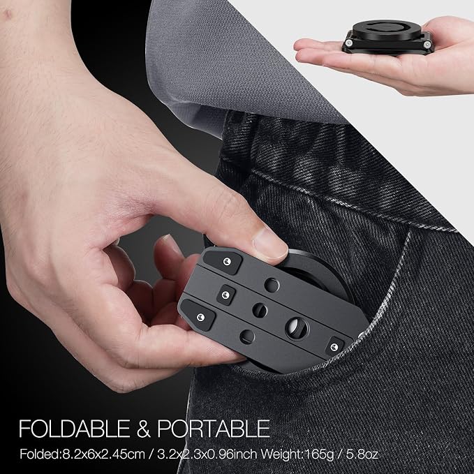 Magnetic Pocket Phone Tripod Foldable Compatible