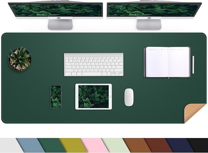 Leather Desk pad Protector, Large Desk mat