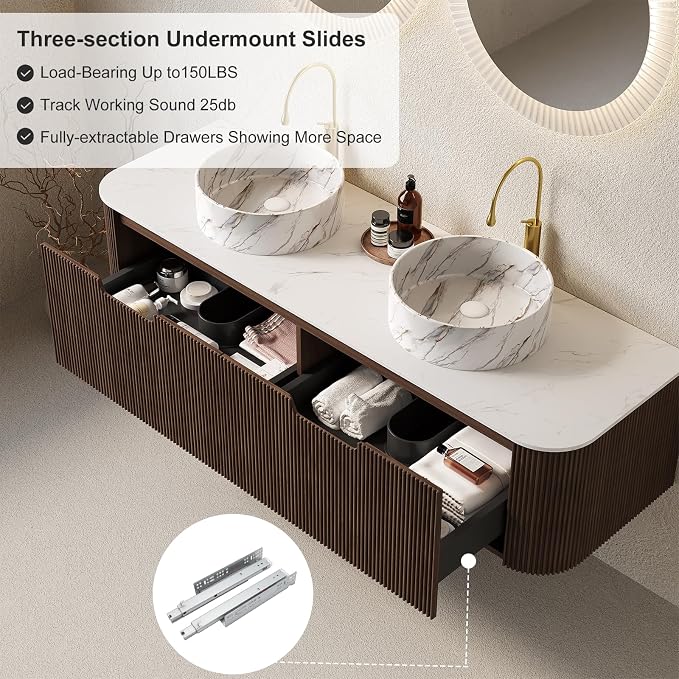 60" Floating Bathroom Vanity