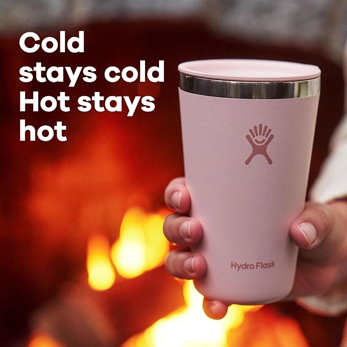 Hydro Flask All Around Tumbler Press-in Lid, Insulated Travel Mug, Stainless