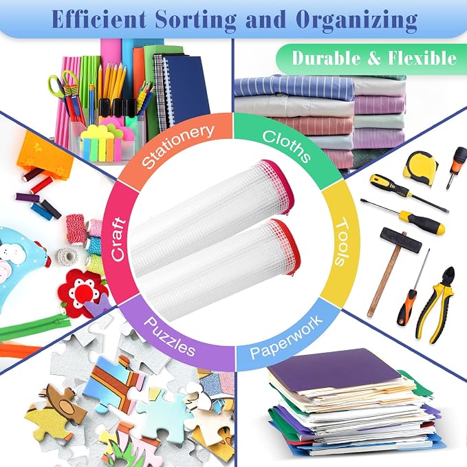 Jetec 32 Pcs Mesh Zipper Bags Toy Storage Bikini Organizer Bag Bolsas Para