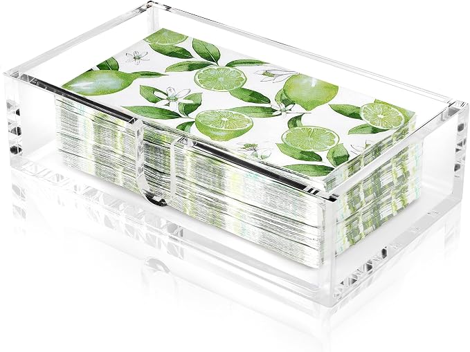 LotFancy Napkin Holder, Acrylic Napkin Holder