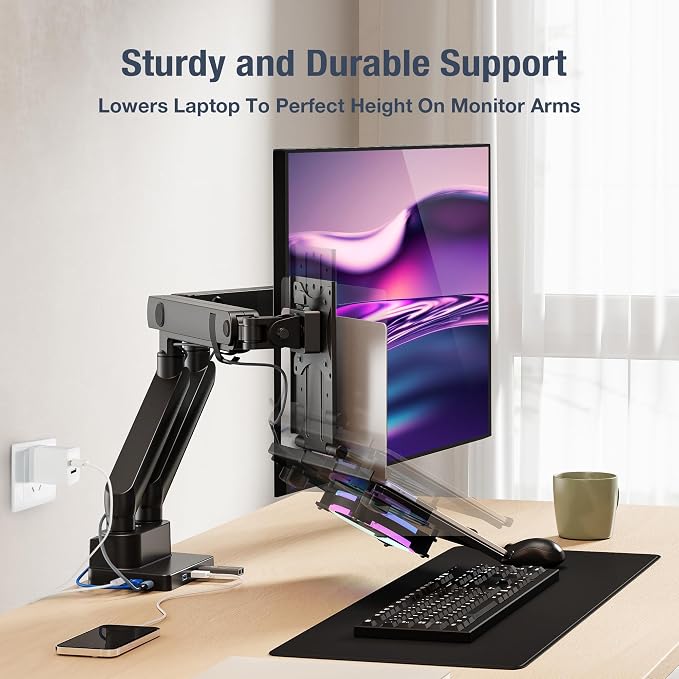 AVLT Dual 17”-38" Monitor Arm Desk Mount