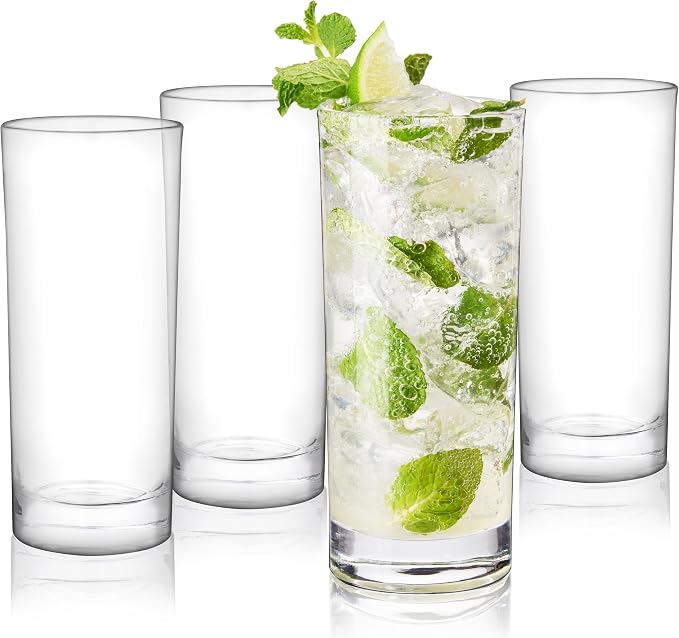 True Highball Glasses, Tall Glass Tumbler