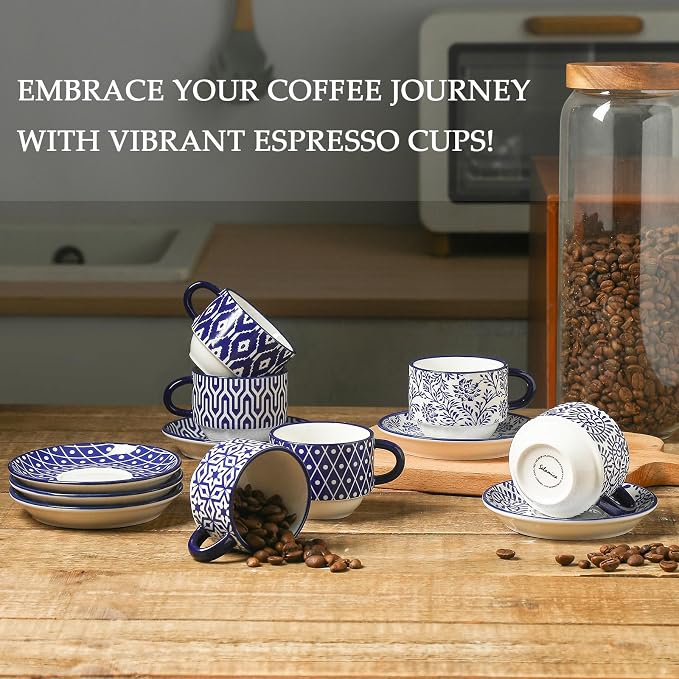 Selamica Ceramic Espresso Cups