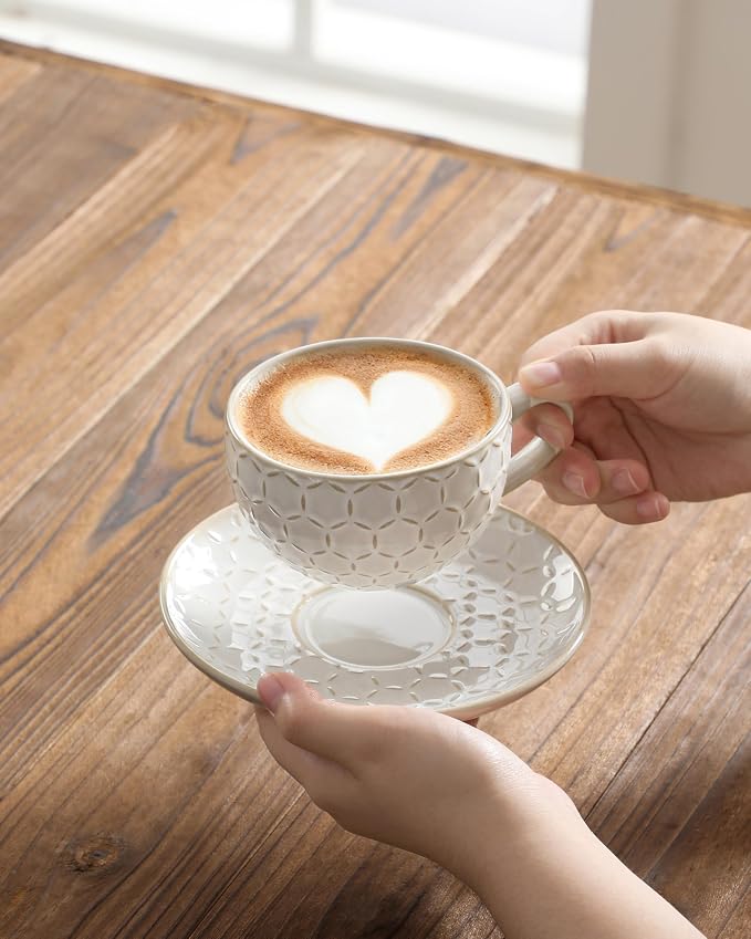 MALACASA 8 OZ Cappuccino Cups