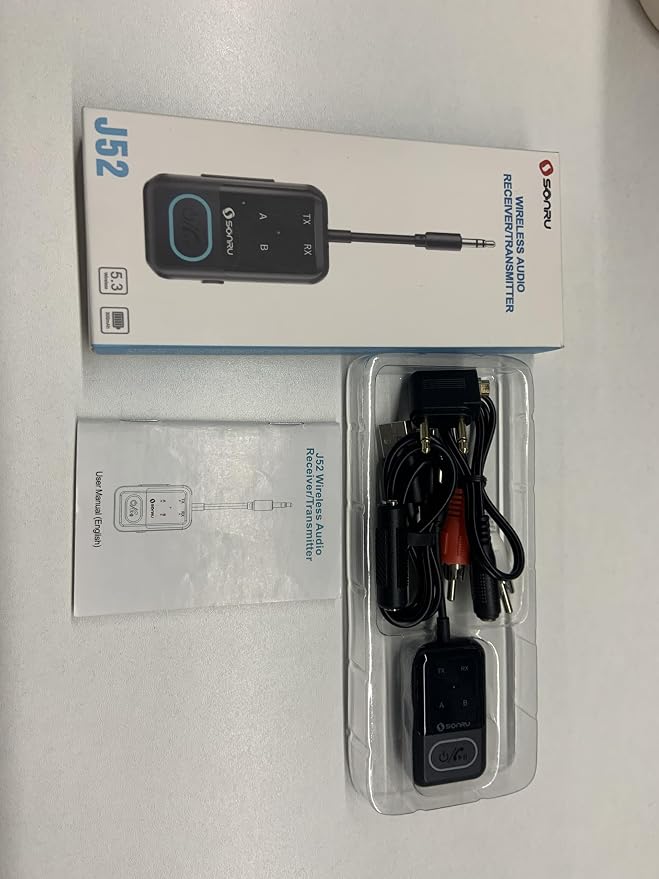 SONRU Bluetooth 5.3 Transmitter Adapter