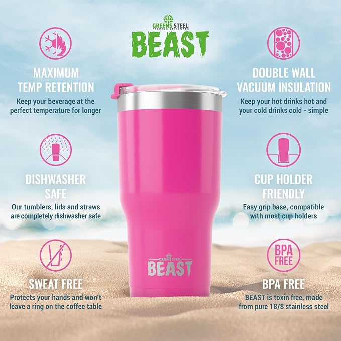 40 oz tumbler - Vacuum Insulated Tumbler - Leak Proof Stainless Steel Travel