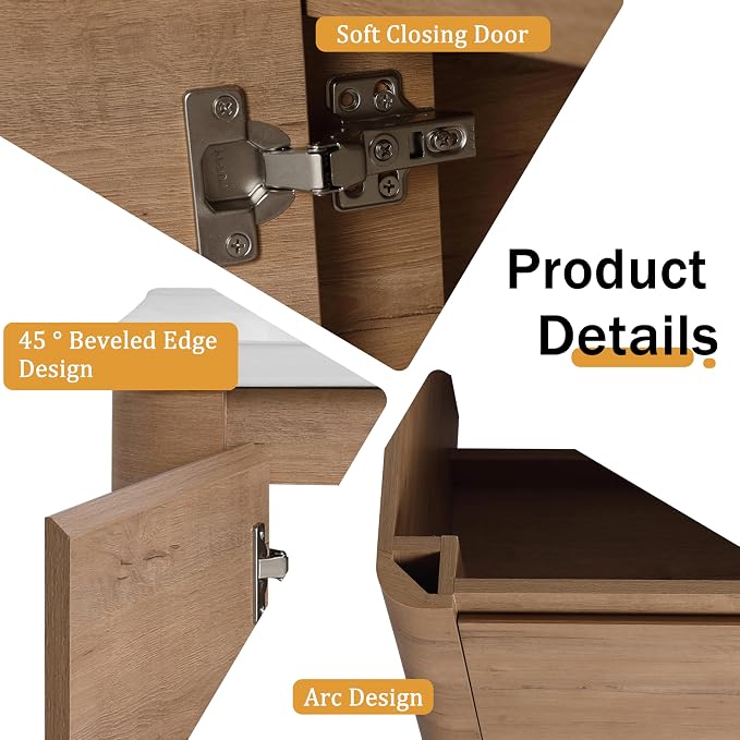 28 Inch Wall-Mounted Vanity