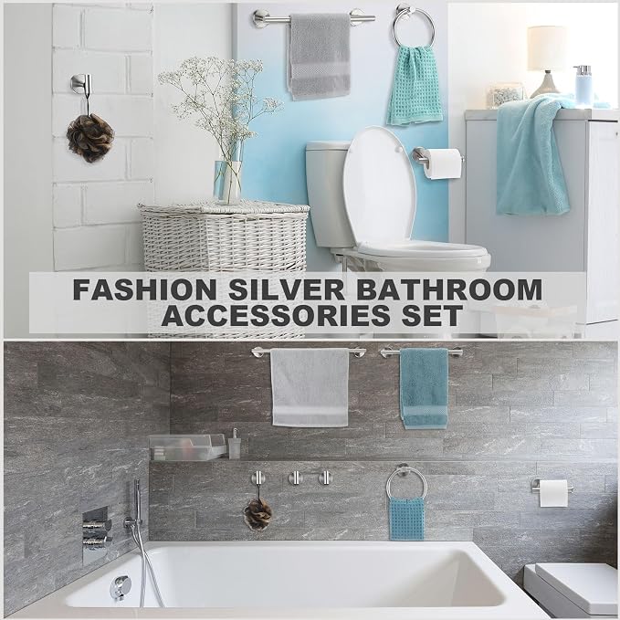 15 Piece Bathroom Hardware Set