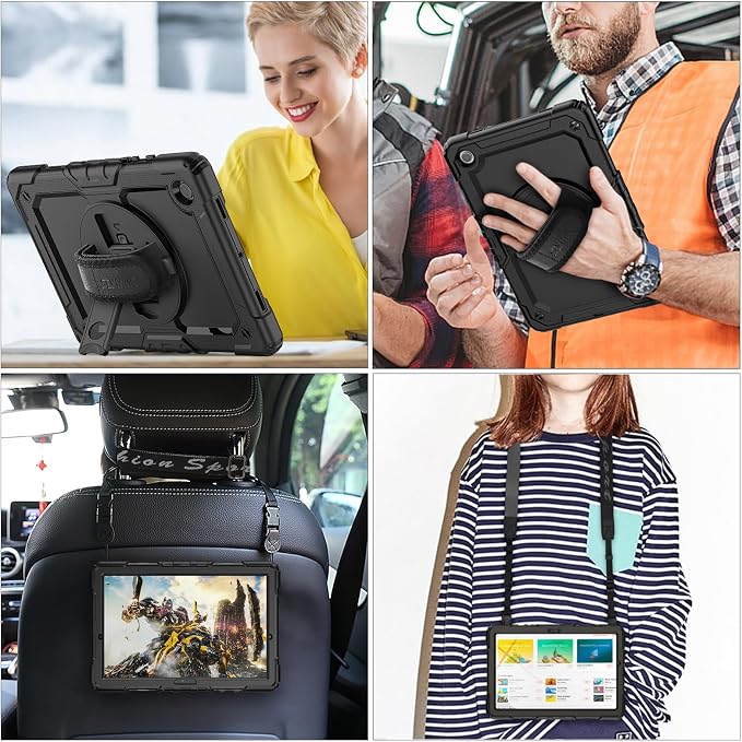SEYMAC stock Case for Samsung Galaxy Tab A8 10.5'', Full-Body Drop Protection
