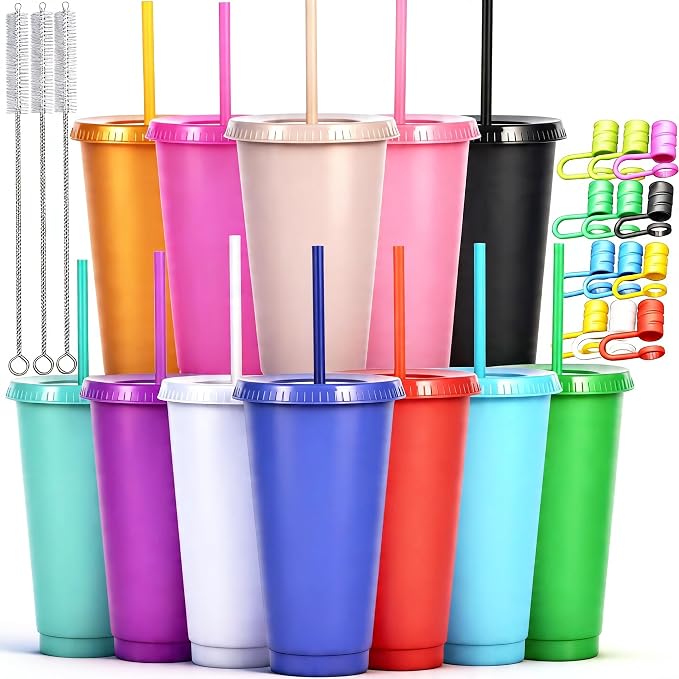 24 oz Reusable Plastic Cups, Custom Cups