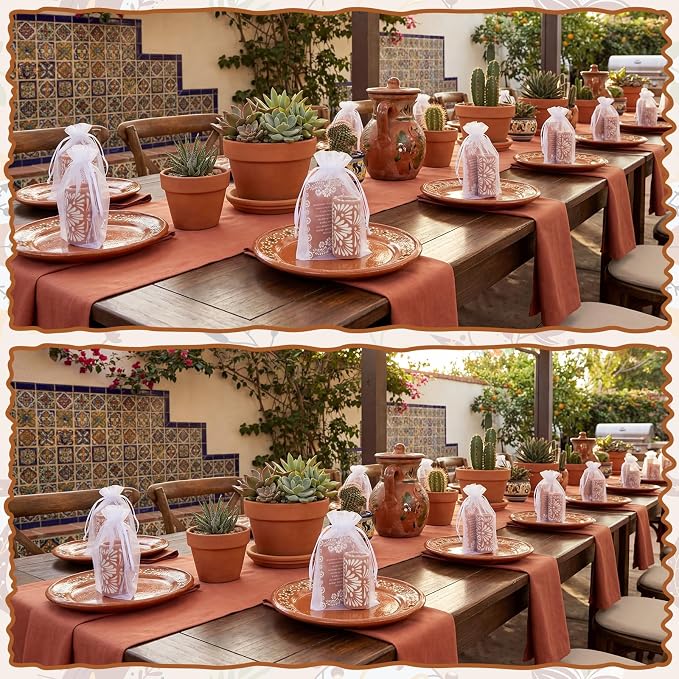 24 Set Cielito Lindo Party Favors, Terracotta, Handleless | Mexican Tequila