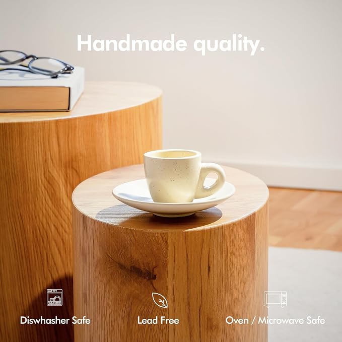 KIVY Espresso Cups Set 4x 3oz
