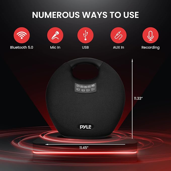 Pyle Wireless Portable Bluetooth Speaker,