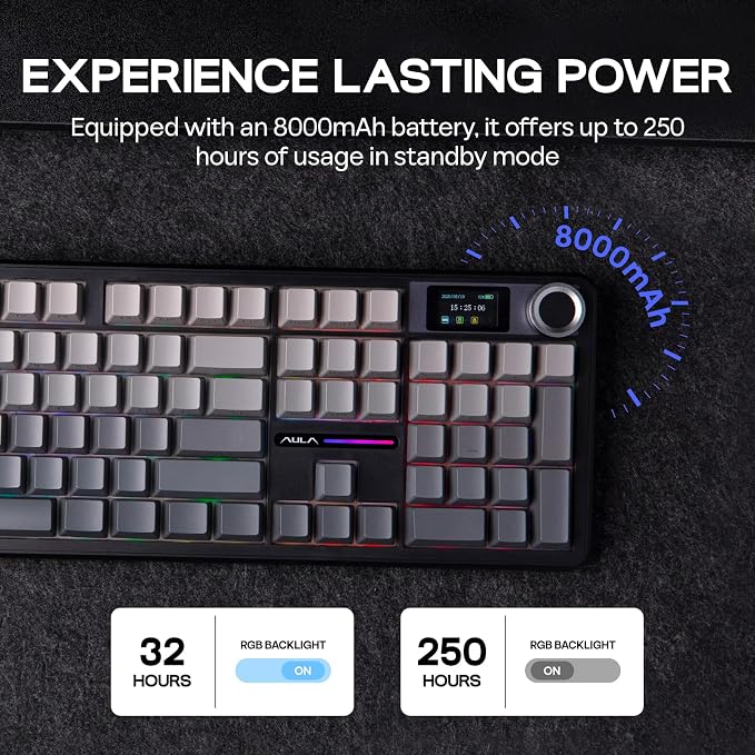 EPOMAKER X Aula F108 PRO Wireless Gaming Keyboard