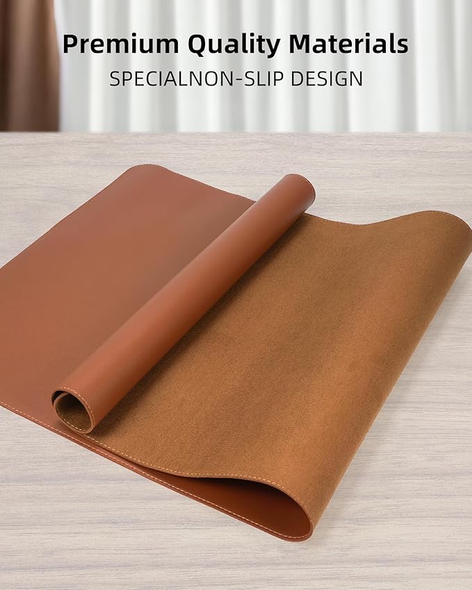 Large Leather Desk Mat