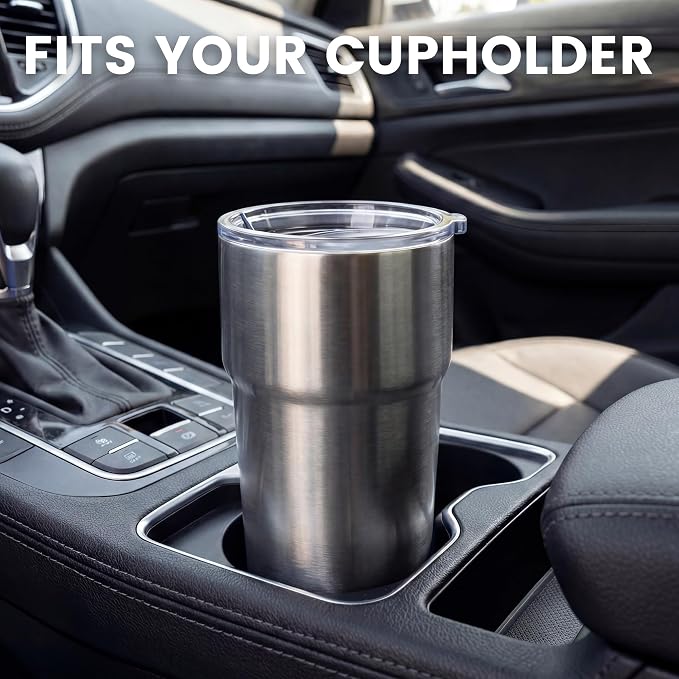 MEWAY 16oz Tumbler Double Wall Vacuum Insulated Travel Mug Bulk, Stainless