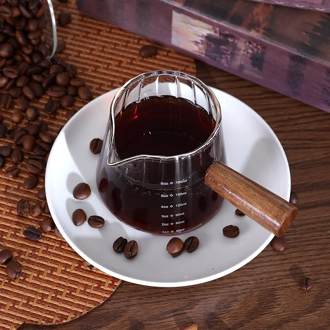 Espresso Measuring Cup 6 Oz, Espresso Glass Cups