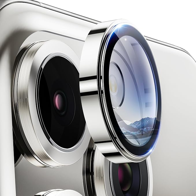 Hoerrye for iPhone 15 Pro Max/iPhone 15 Pro Camera Lens Protector 9H Tempered