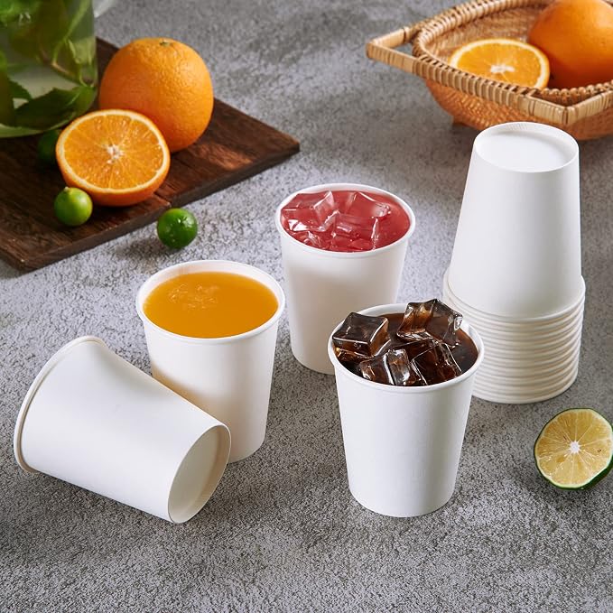 Vplus 500 Pack 8 OZ Paper Coffee Cups