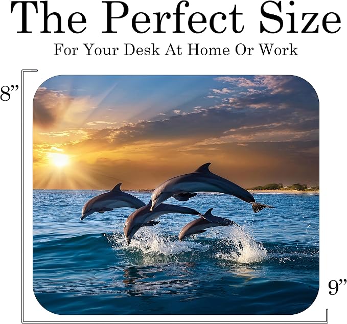 Coastal Shoreline Waves Sandy Beach Theme Mouse Pad Mat Mousepad