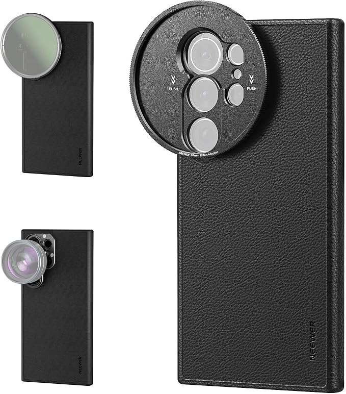 NEEWER S25 Ultra Case, Protective Faux Leather Phone Case