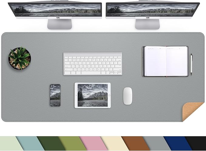 Leather Desk Protector, 47in*23.7in Large Mat