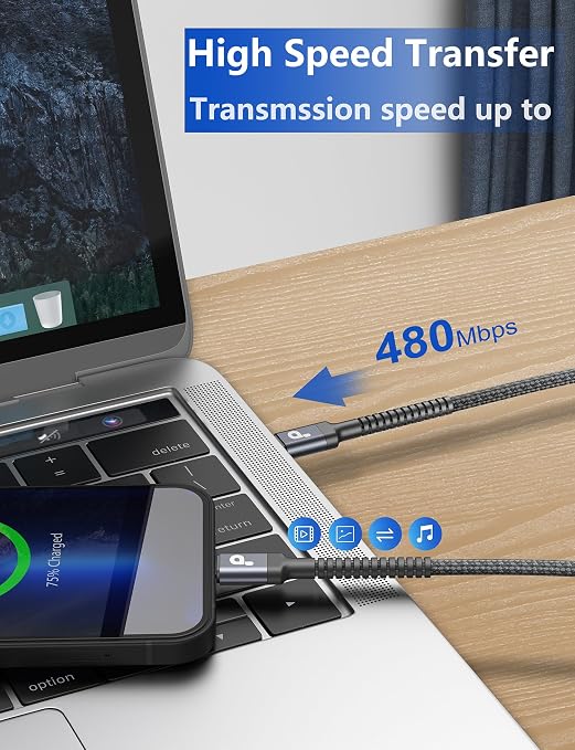 Long iPhone Fast Charger