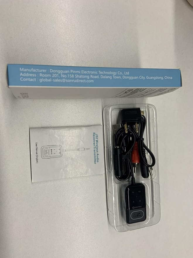 SONRU Bluetooth 5.3 Transmitter Adapter