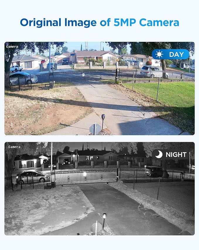 4COVR Security Camera Outdoor System, Person Vehicle Detection & Night Vision
