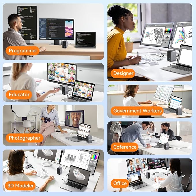 TobenONE Docking Station Dual Monitor