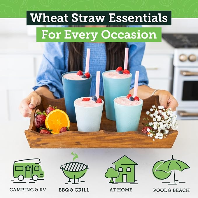 Grow Forward Premium Wheat Straw Cups