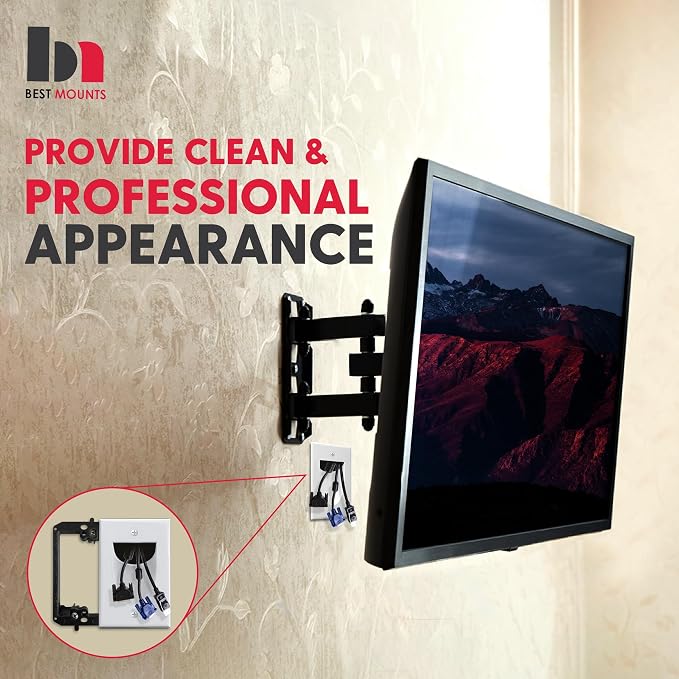 2 Pack Wall Plate with Bracket
