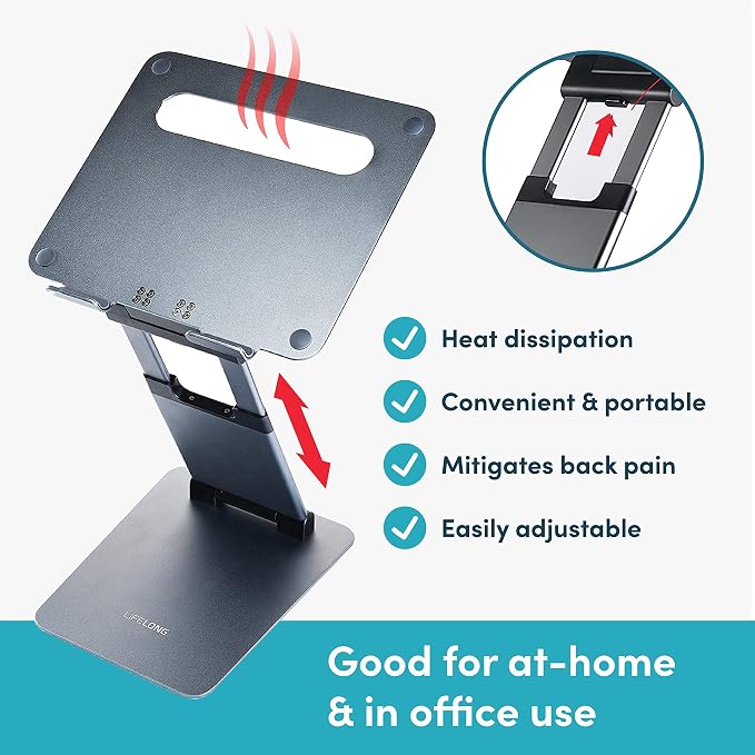 Lifelong Ergonomic Adjustable Laptop Stand