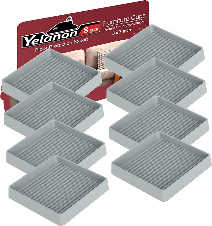Furniture Coasters, Rubber Furniture Feet, Anti Slide Floor Protector